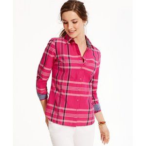 Tommy Hilfiger Women Rustic Plaid Cotton Shirt